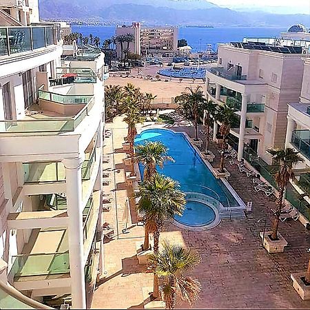 Апартаменти Milana'S Deluxe With Big Patio And Pool Ейлат Екстер'єр фото