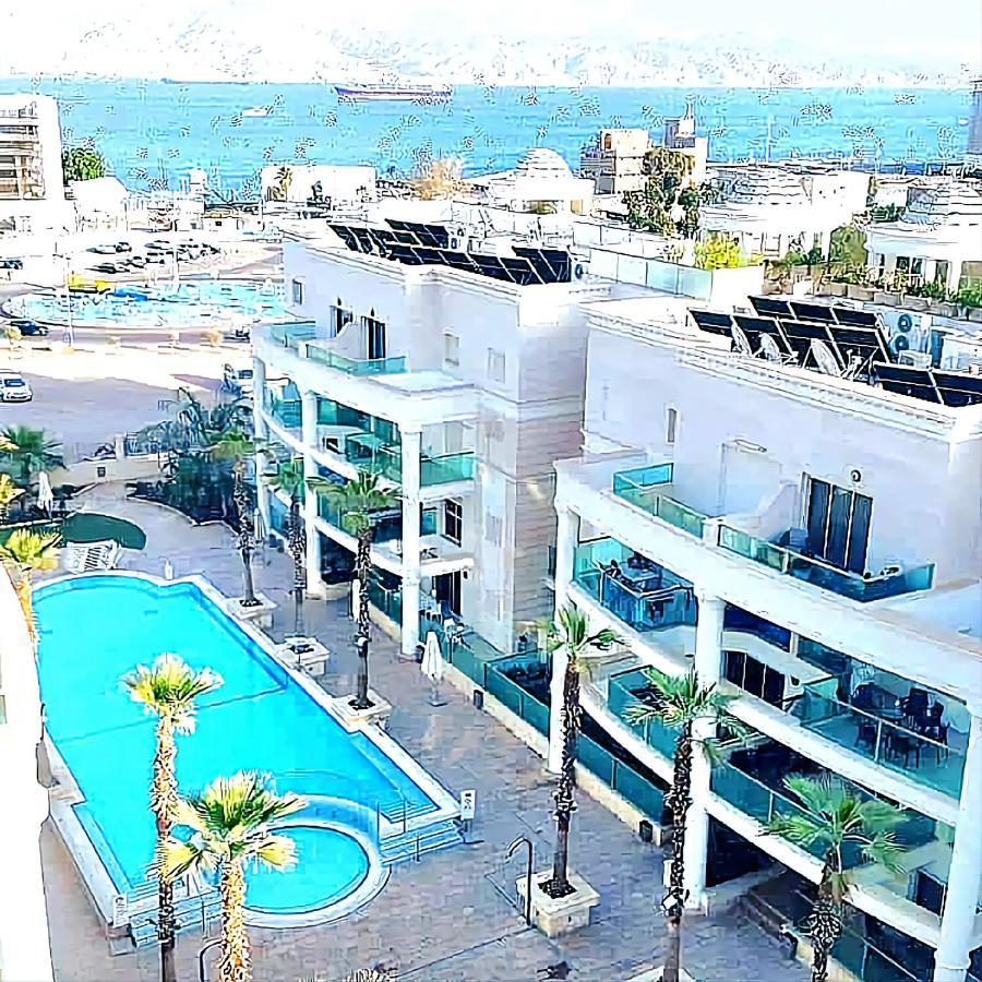 Апартаменти Milana'S Deluxe With Big Patio And Pool Ейлат Екстер'єр фото